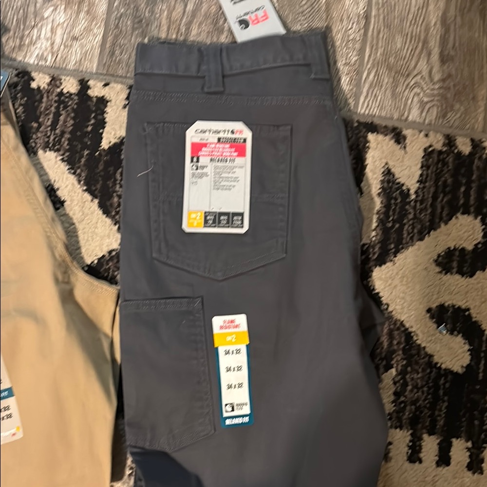 Carhartt Gray Cargo Pants Durable Workwear